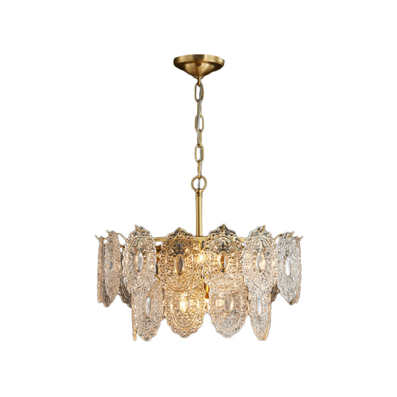 Elegant Crystal Chandelier with Sparkling Details