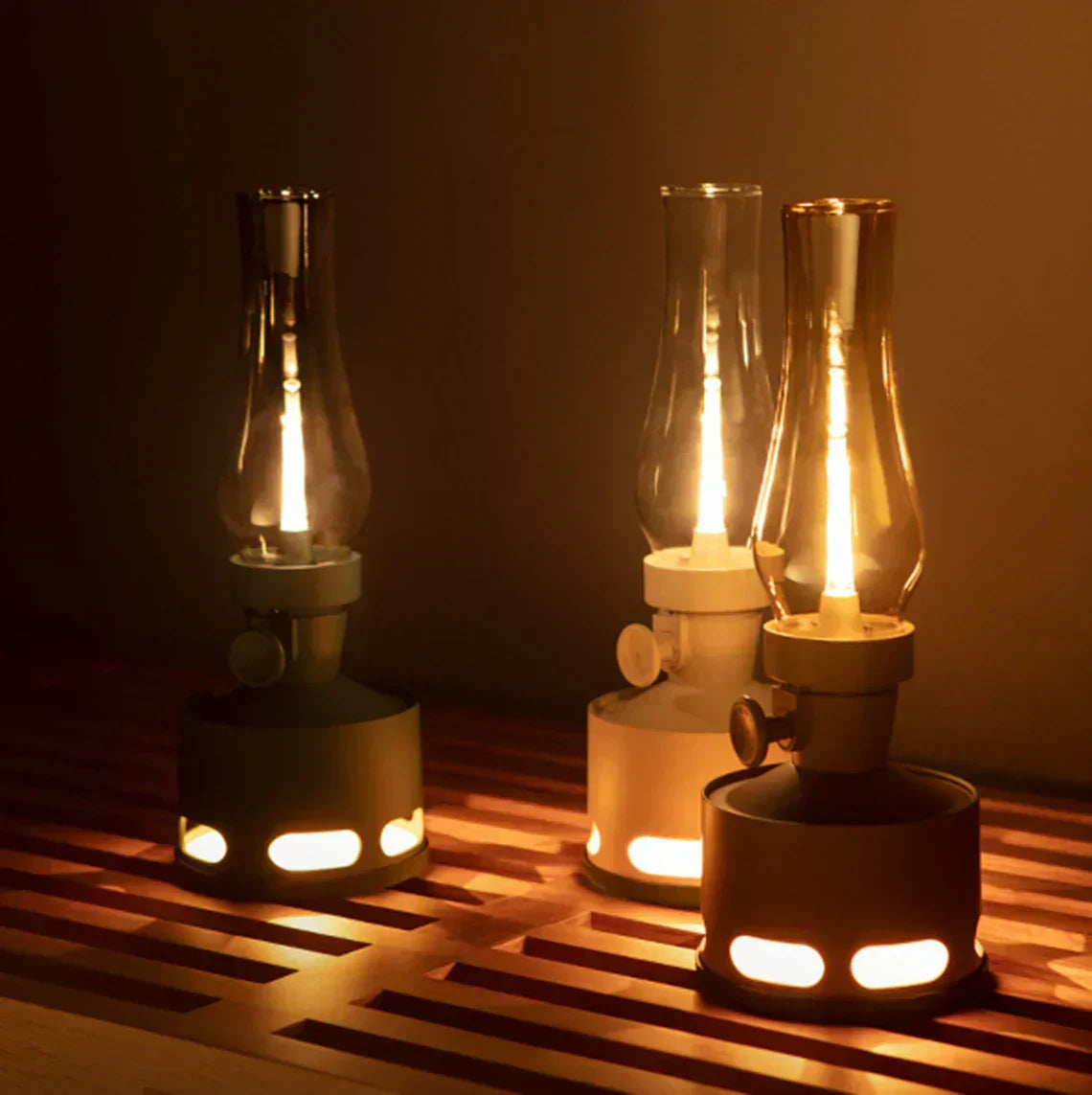 Retro LED Lamp for a Cozy Vintage Glow - RetroTable
