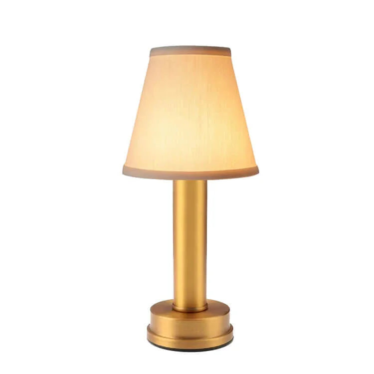 Chic Wireless Table Lamp in Soft Metal Finish - MetalTable