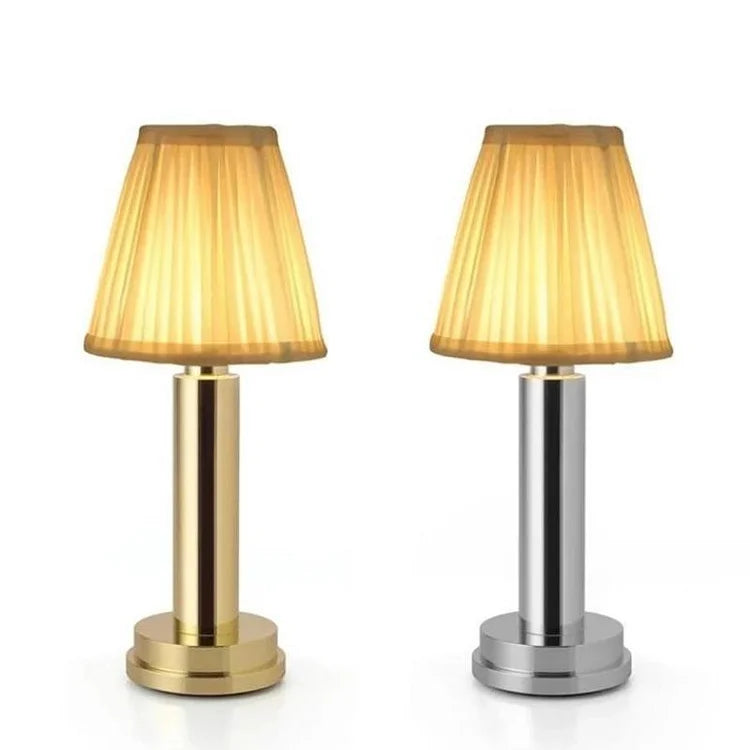 Chic Wireless Table Lamp in Soft Metal Finish - MetalTable
