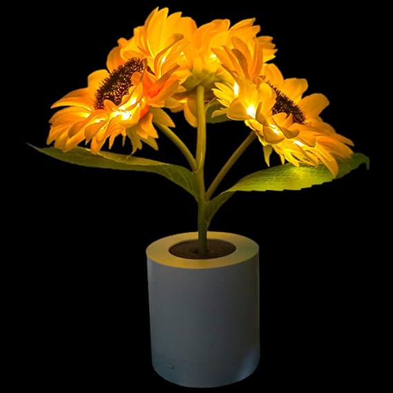 Floral LED Lamp for Stylish Decor - FloralTable