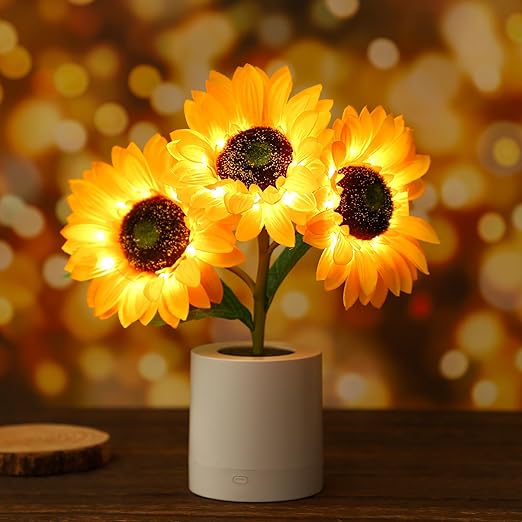 Floral LED Lamp for Stylish Decor - FloralTable