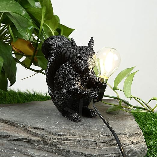 Adorable Squirrel-Themed Designer Table Lamp for Cozy Homes - HomeTable