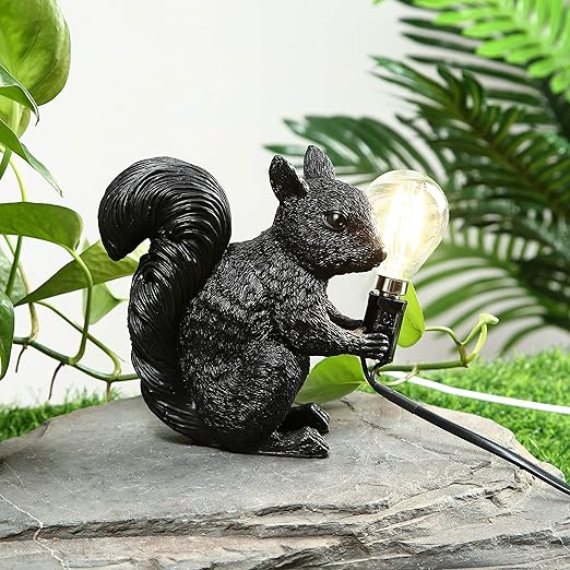 Adorable Squirrel-Themed Designer Table Lamp for Cozy Homes - HomeTable