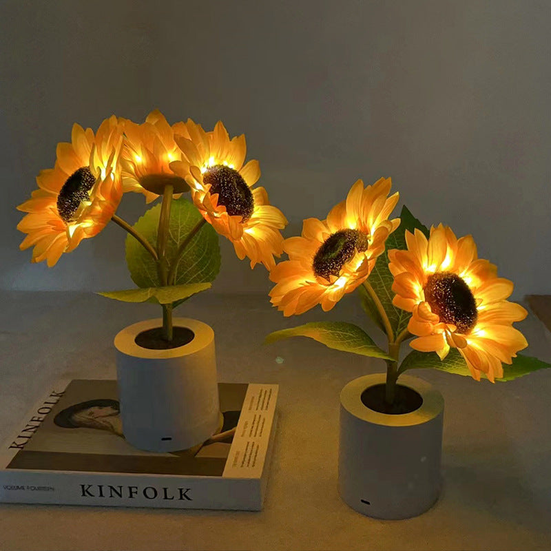 Floral LED Lamp for Stylish Decor - FloralTable