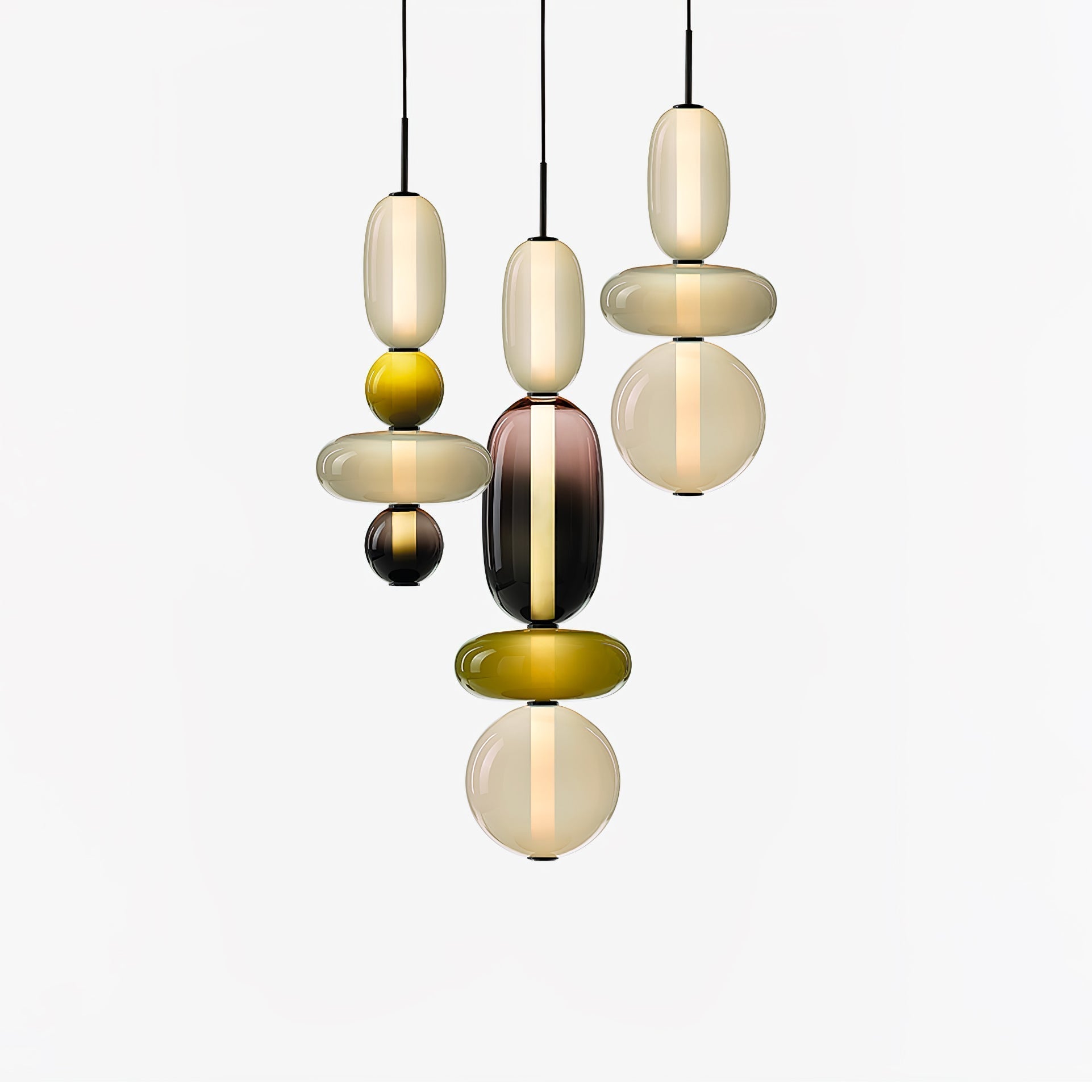 Modern Glass Pendant Lamp for Elegant Glow - GlassDrop