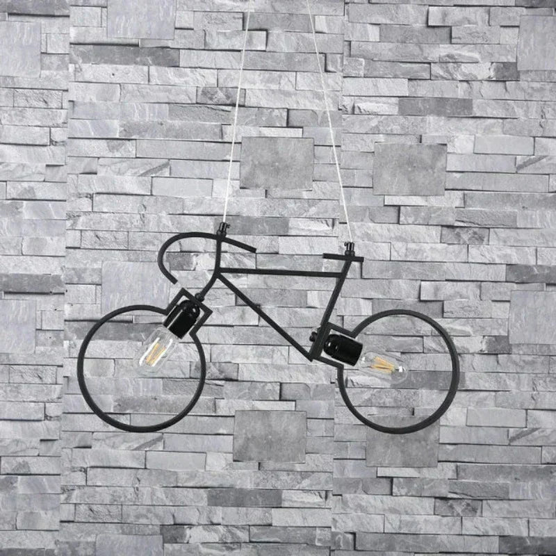 Creative Bicycle-Inspired LED Ceiling Lamp - BikeCeil