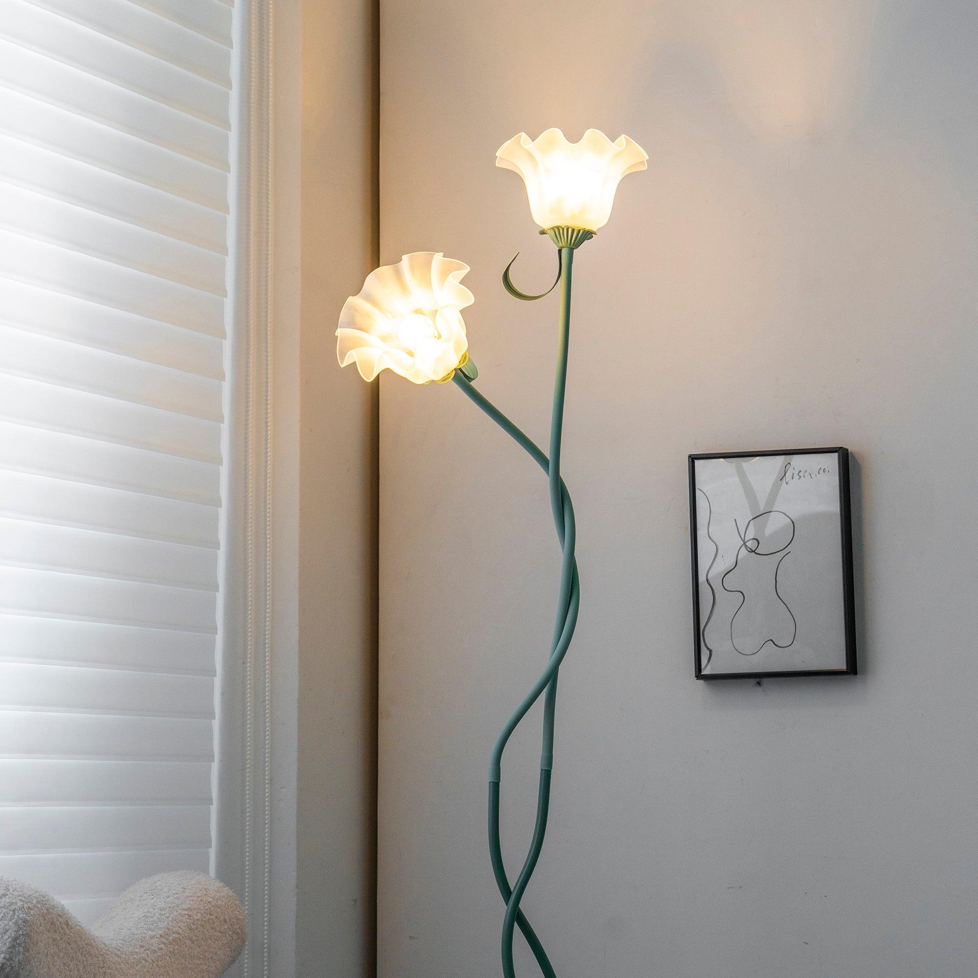 Elegant Floral LED Table Lamp - FloralTable