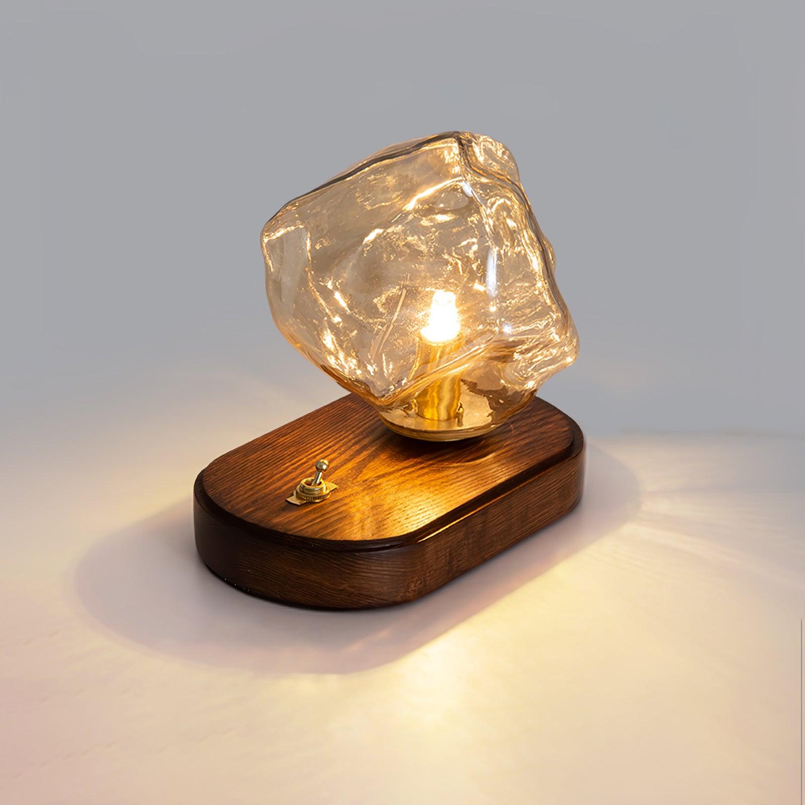 Elegant Motion-Sensing Table Lamp with Frosted Glass - FrostTable