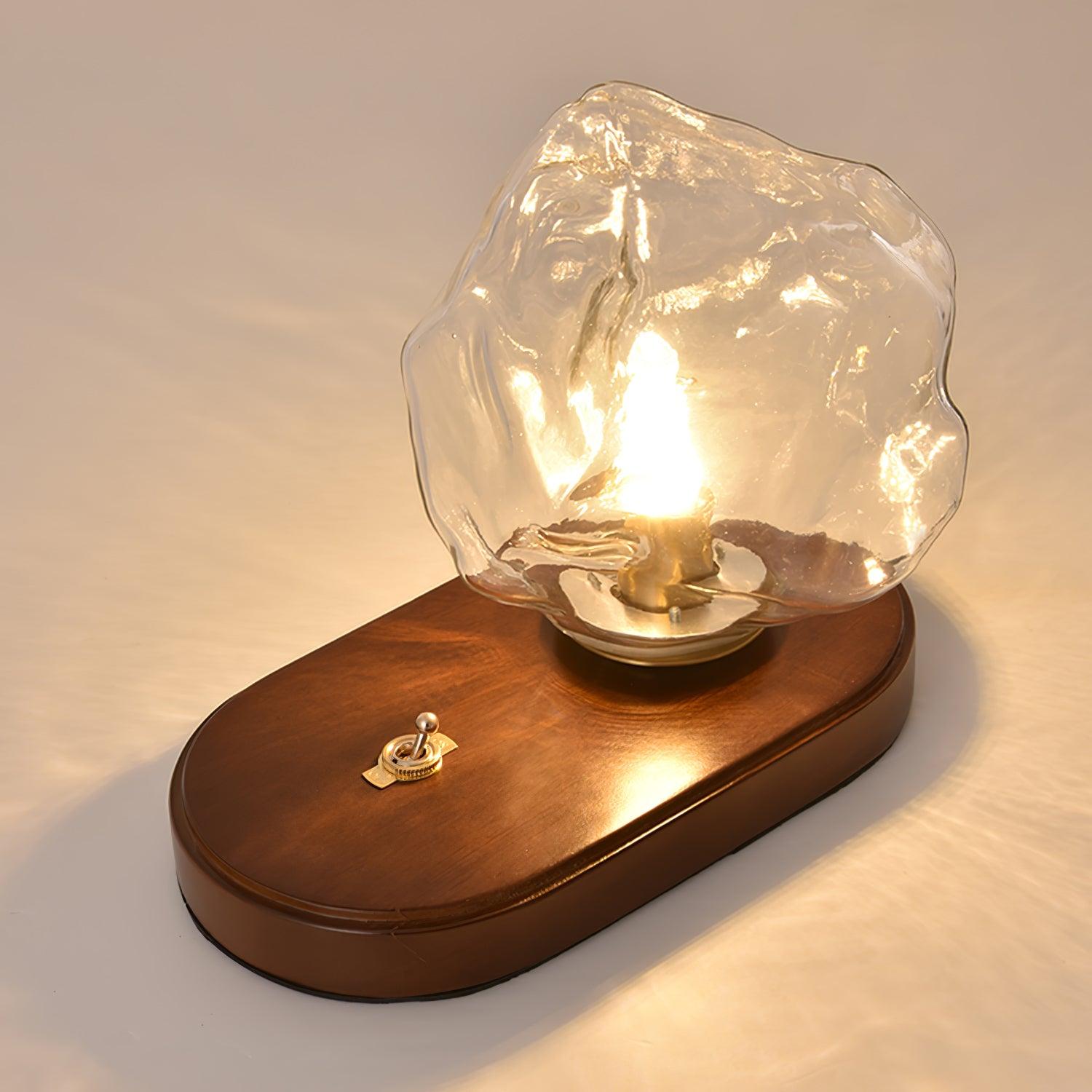 Frosted Glass Table Lamp for Warm Glow - FrostTable