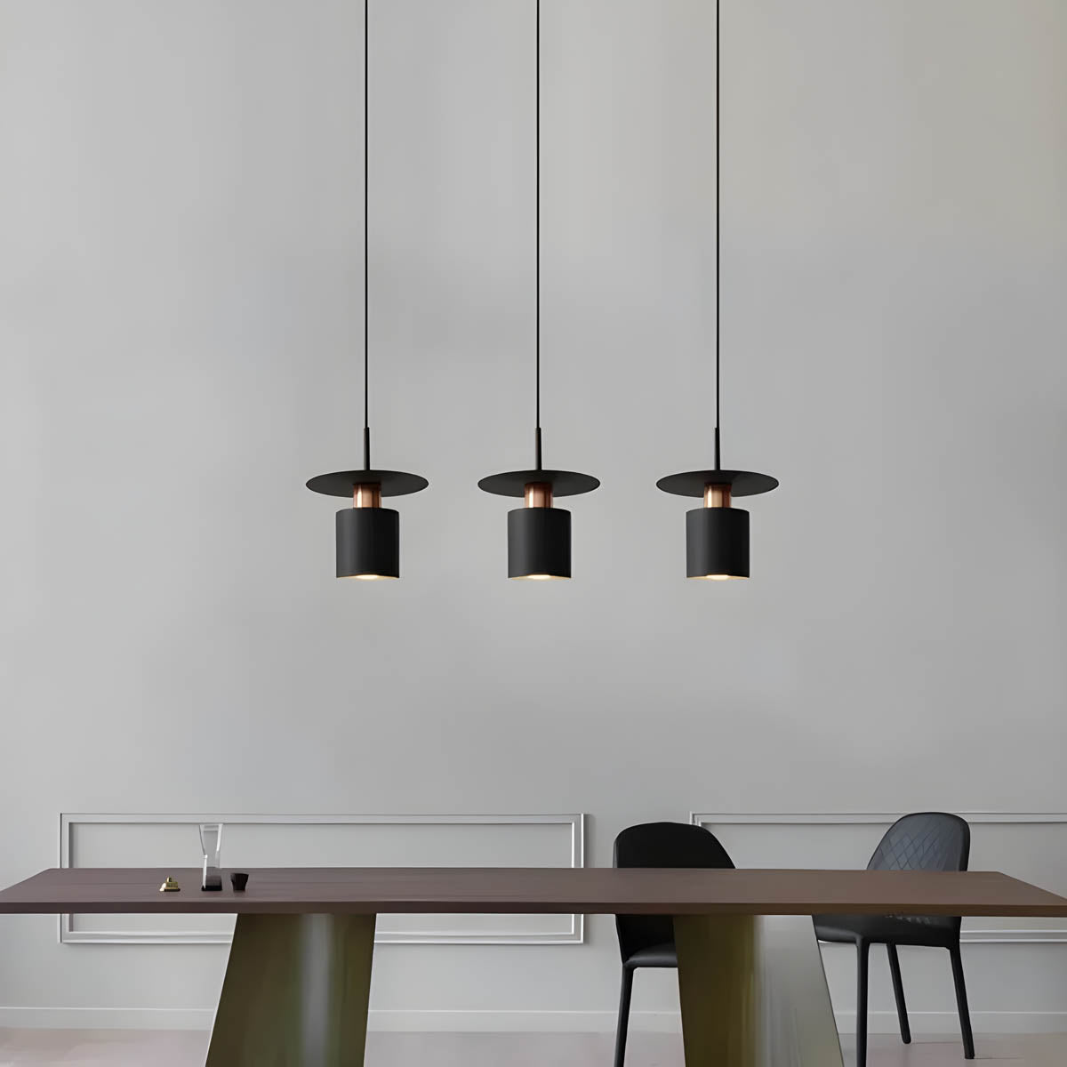 Linear Minimalist Pendant Lamp for a Soft Glow - LineDrop