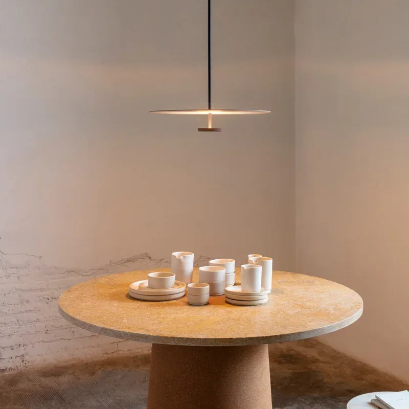 Sleek Minimalist Ring Pendant Lamp for a Chic, Modern Ambience - RingDrop