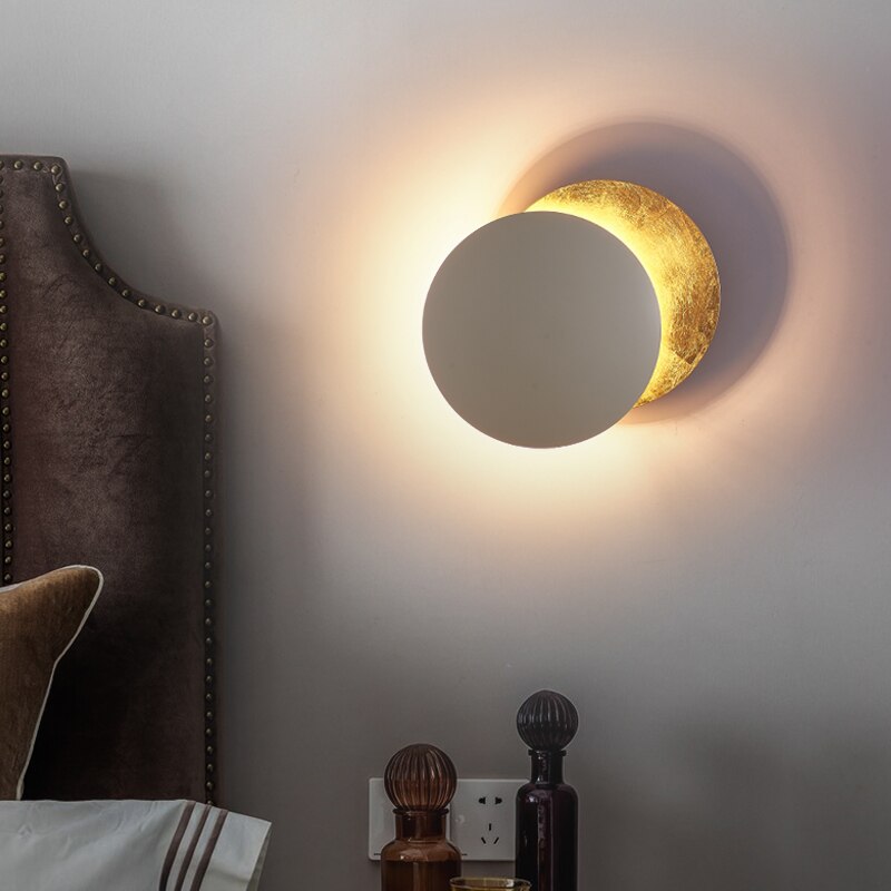 Eclipse-Style Wall Light for Cozy Modern Settings