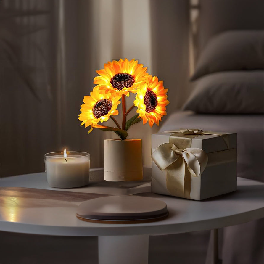 Floral LED Lamp for Stylish Decor - FloralTable