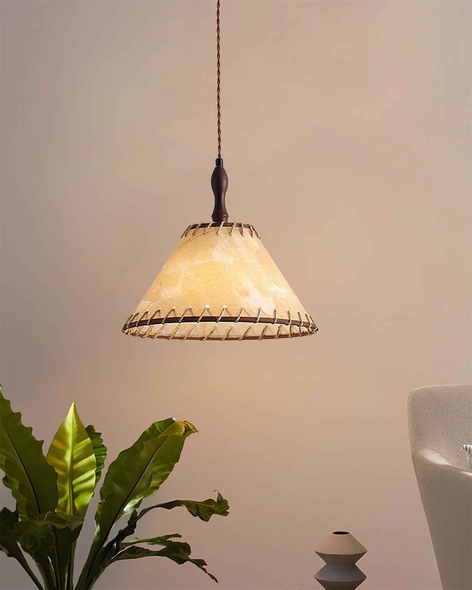 Sleek Wooden Pendant Lamp for a Warm, Modern Ambiance - WoodDrop