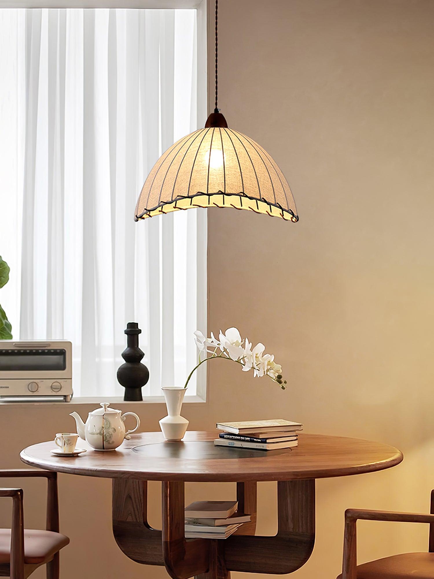 Sleek Wooden Pendant Lamp for a Warm, Modern Ambiance - WoodDrop