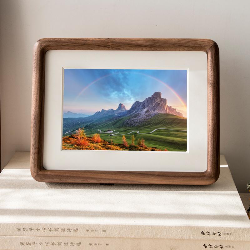 10 x 15 cm Rectangular Wood Nut Brown Burlywood Picture Frame
