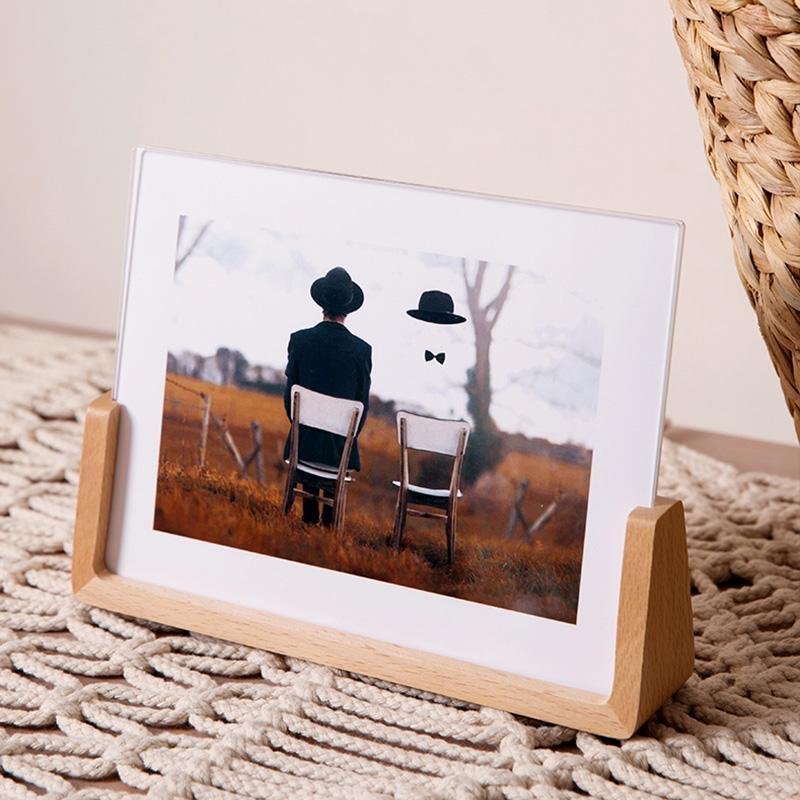 10 x 15 cm Rectangular Wood Base Picture Frame