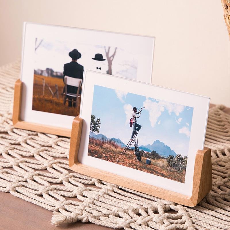 10 x 15 cm Rectangular Wood Base Picture Frame