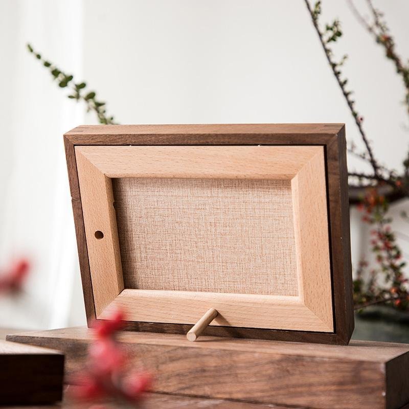 10 x 15 cm Rectangular Nut Brown Wood Picture Frame