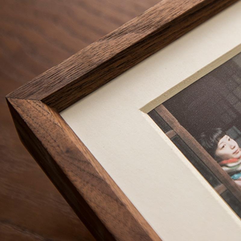 10 x 15 cm Rectangular Nut Brown Wood Picture Frame