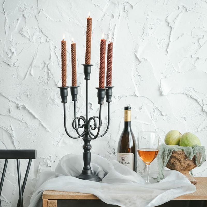 Antique-Style Candle Holder for 5 Candles