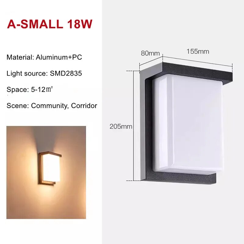 Modern LED Outdoor Wall Lights - OutdoorWall