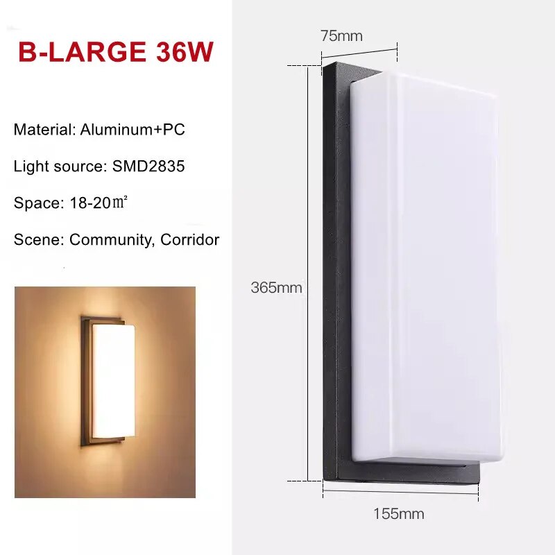 Modern LED Outdoor Wall Lights - OutdoorWall