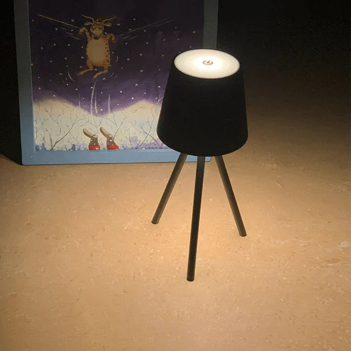 Sleek Portable LED Table Lamp for Ambient Home Lighting - PortTable