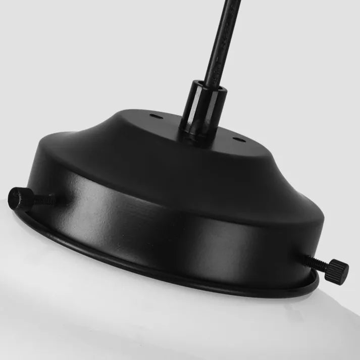 Chic Geometric Pendant Lamp in Matte Glass - GeoDrop