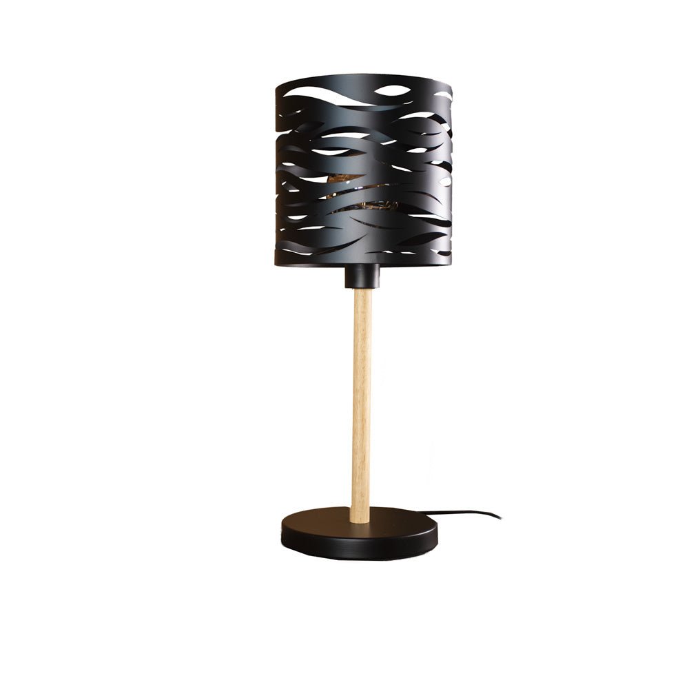 Chic Black Metal Table Lamp for a Modern Ambience - MetalTable