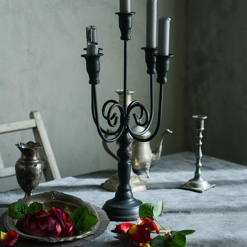 Antique-Style Candle Holder for 5 Candles