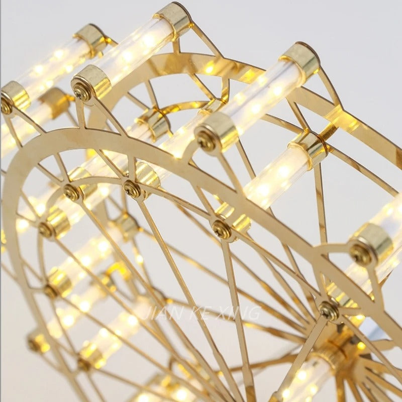 Unique Ferris Wheel LED Table Lamp for a Radiant, Modern Vibe - WheelTable