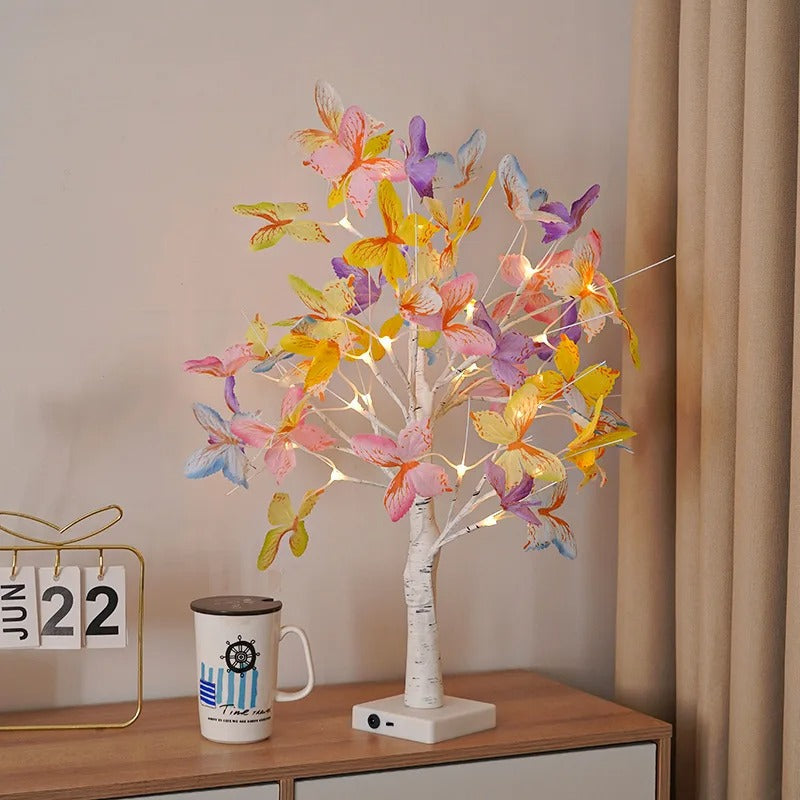 Artificial LED Bonsai Lamp for a Serene Interior - BonsaiTable