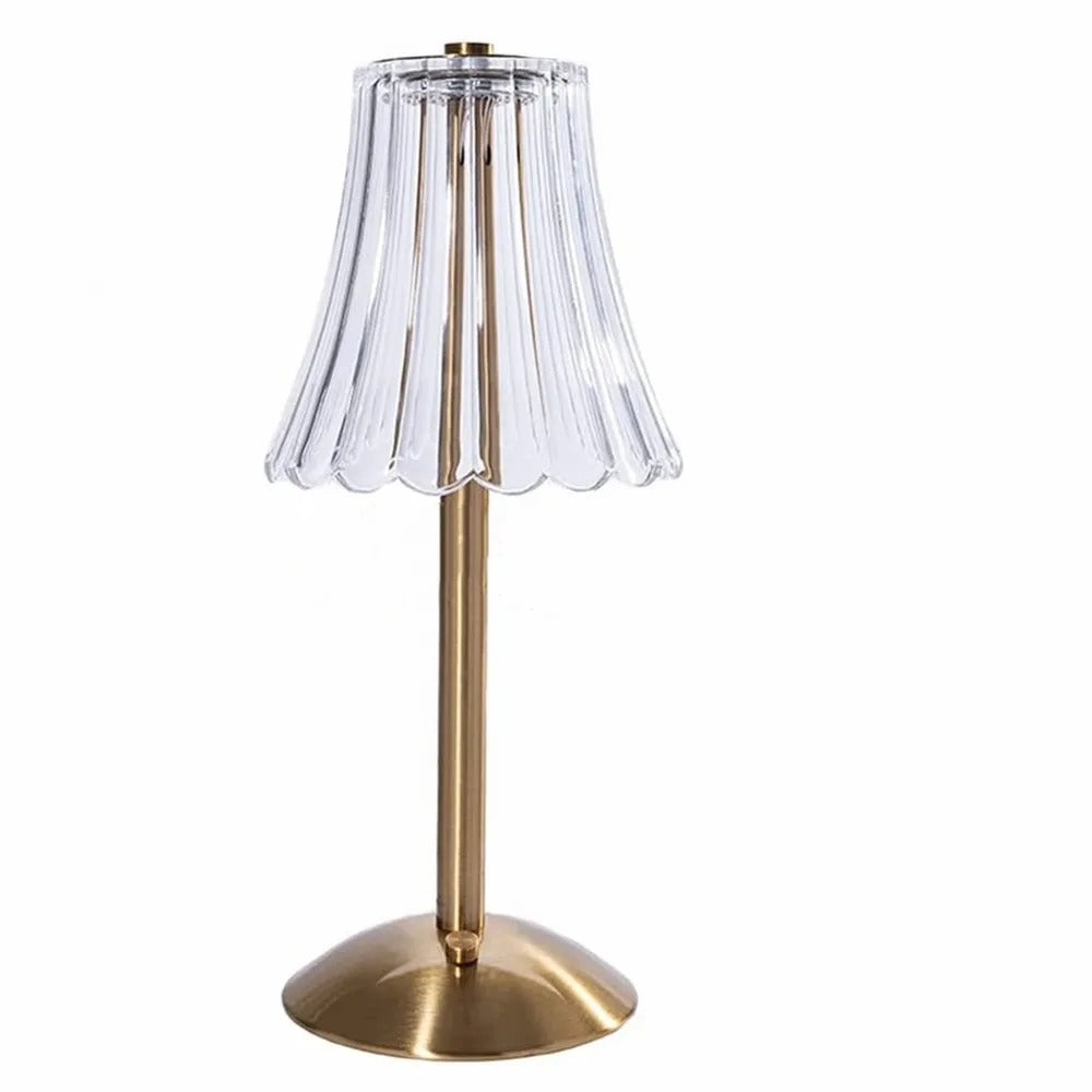 Elegant Rechargeable Dimmable Desk Lamp for Cozy Ambiance - DeskTable