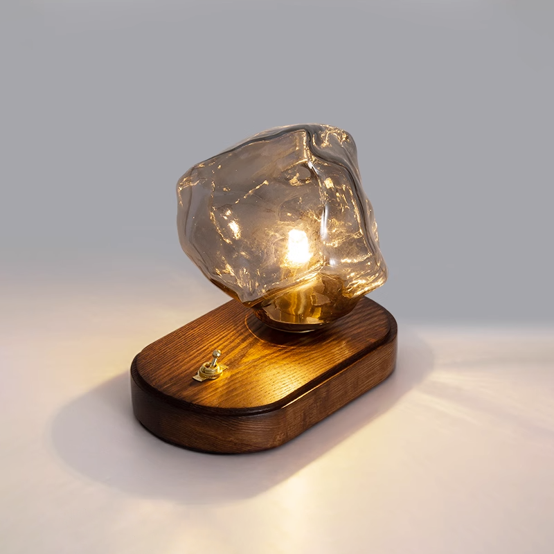 Elegant Motion-Sensing Table Lamp with Frosted Glass - FrostTable