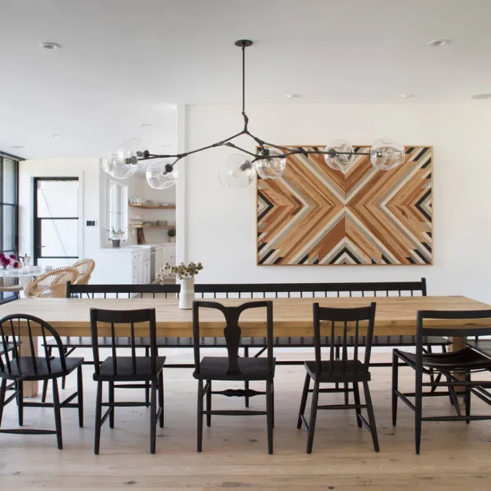 Modern Sputnik Pendant Lamp with Glass Bubble Accents - BubbleDrop