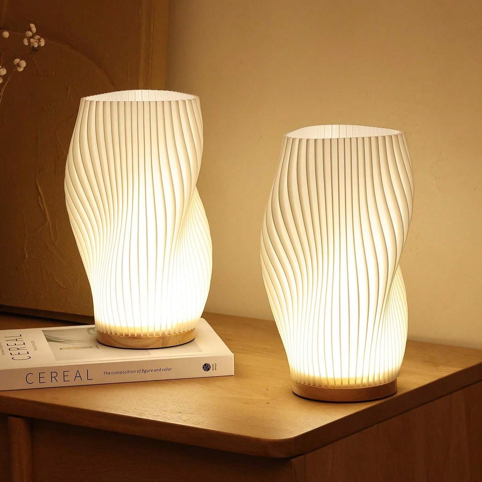 Tranquil LED Wave Lamp for a Cozy Vibe - WaveTable
