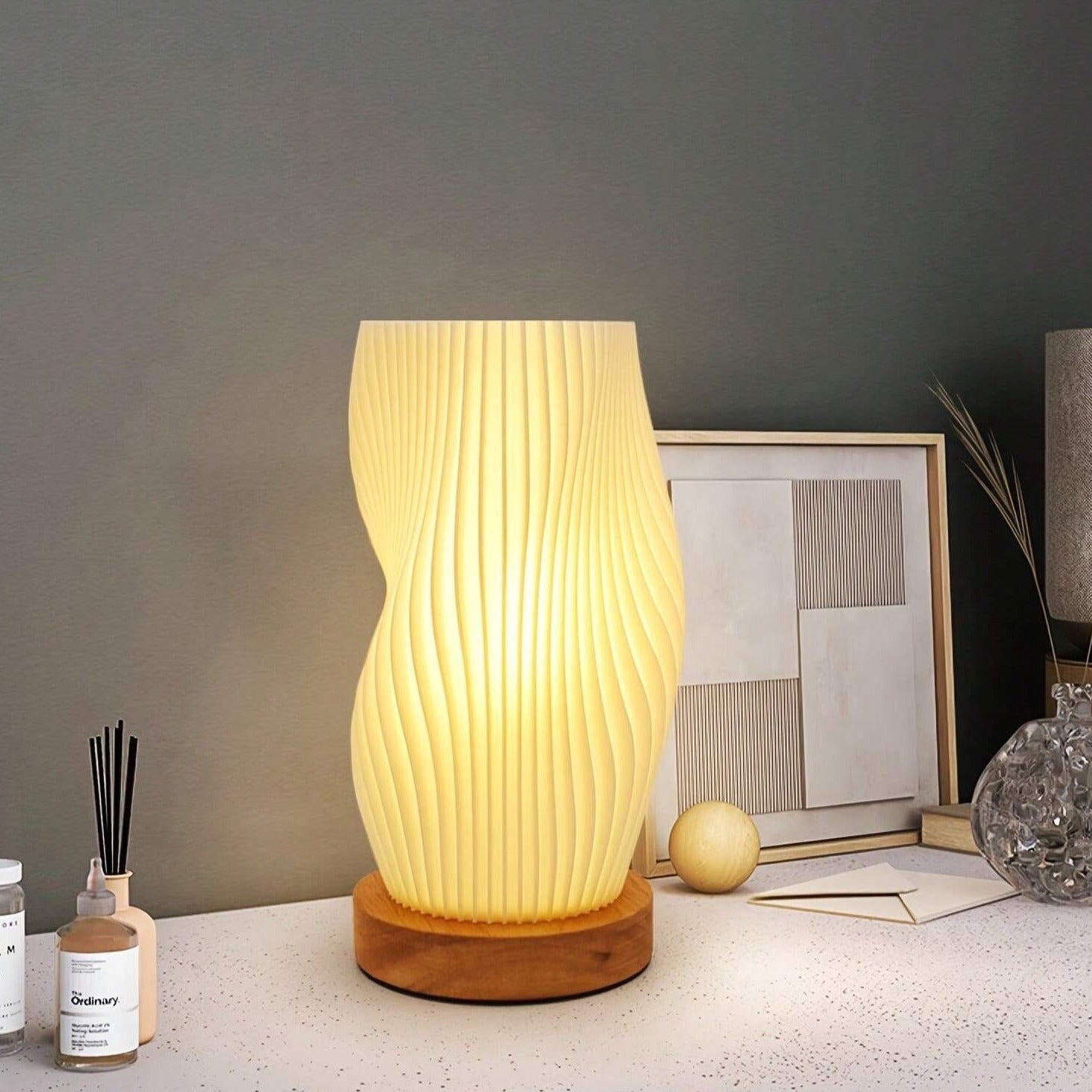 Tranquil LED Wave Lamp for a Cozy Vibe - WaveTable