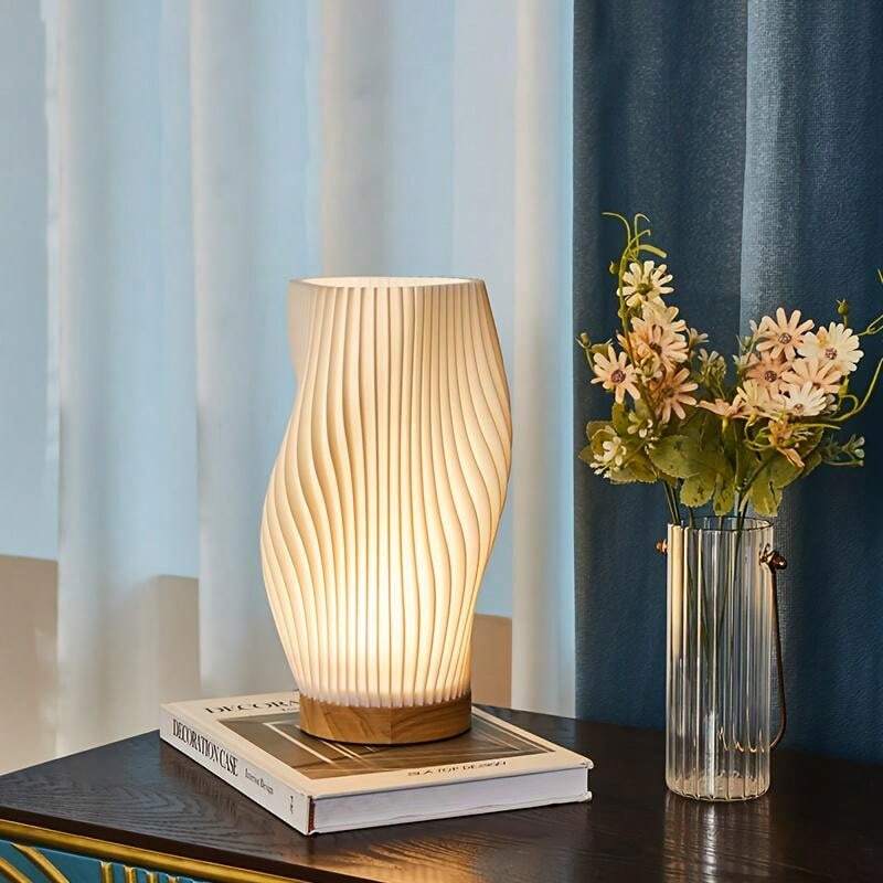 Wave-Inspired LED Lamp for Relaxed Mood - WaveTable