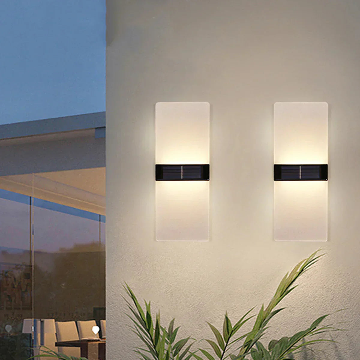 Solar-Powered Wall Light - SolarWall
