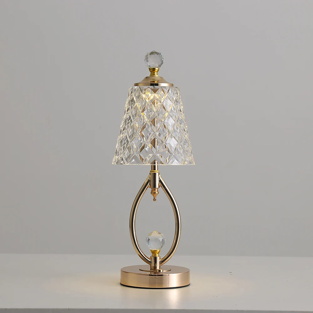Retro Crystal Table Lamp for Glamorous Homes - RetroTable