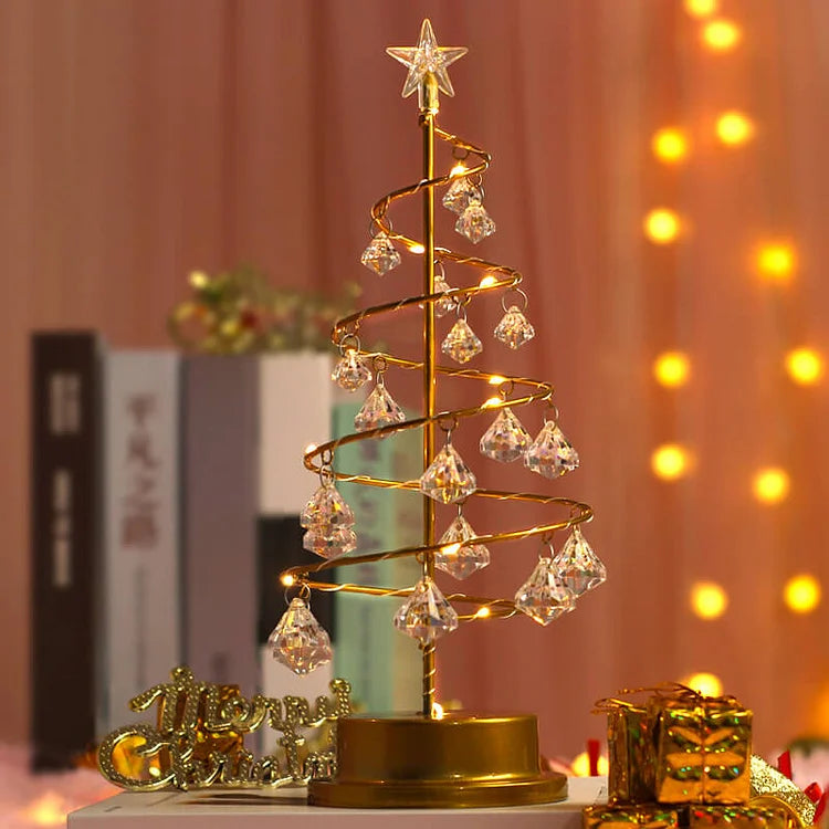 Festive LED Christmas Tree Lamp for a Cozy Holiday Glow - TreeTable