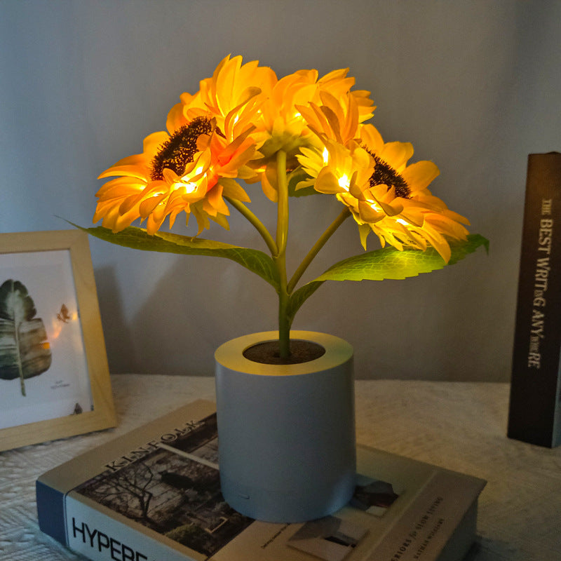 Floral LED Lamp for Stylish Decor - FloralTable