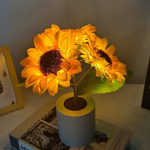 Floral LED Lamp for Stylish Decor - FloralTable