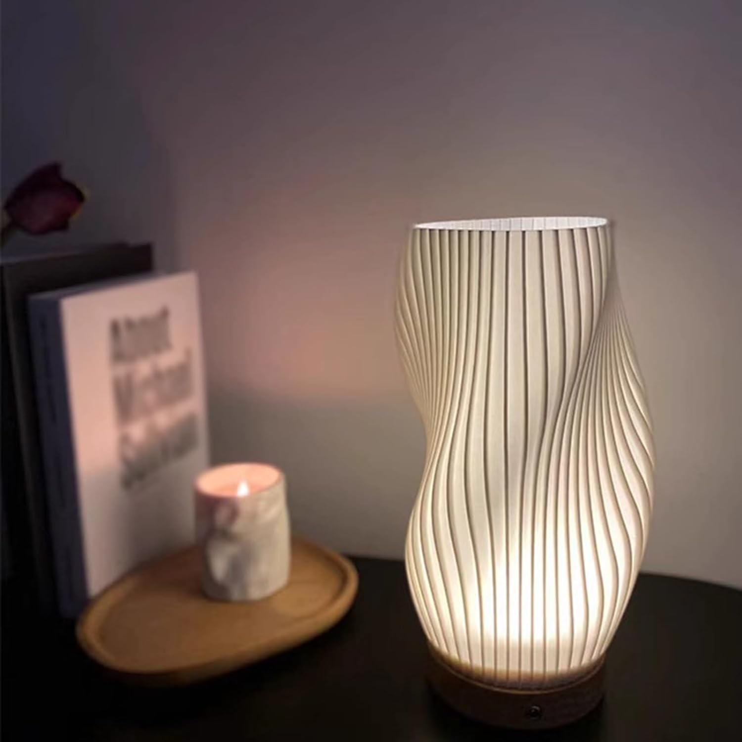 Wave-Inspired LED Lamp for Relaxed Mood - WaveTable