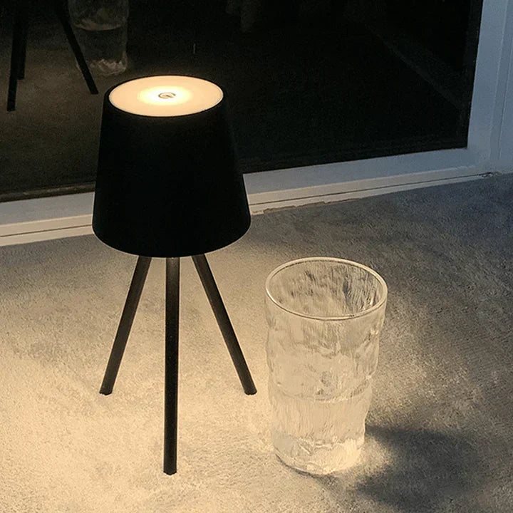 Sleek Portable LED Table Lamp for Ambient Home Lighting - PortTable