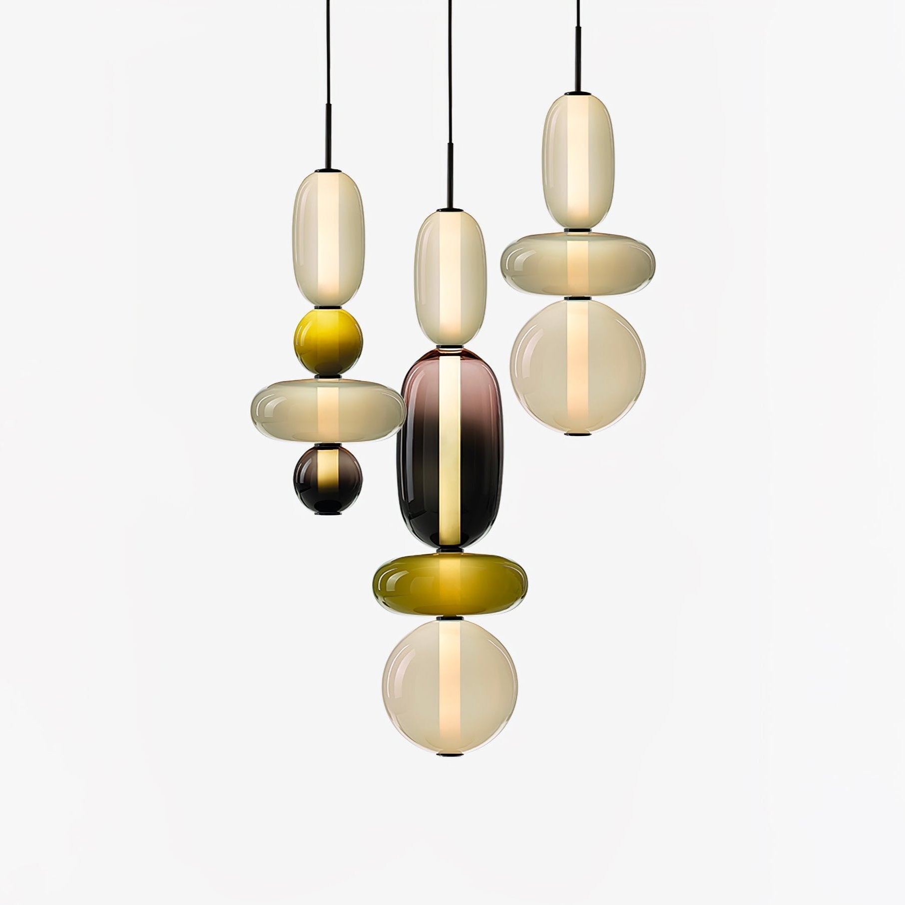 Modern Glass Pendant Lamp for Elegant Glow - GlassDrop
