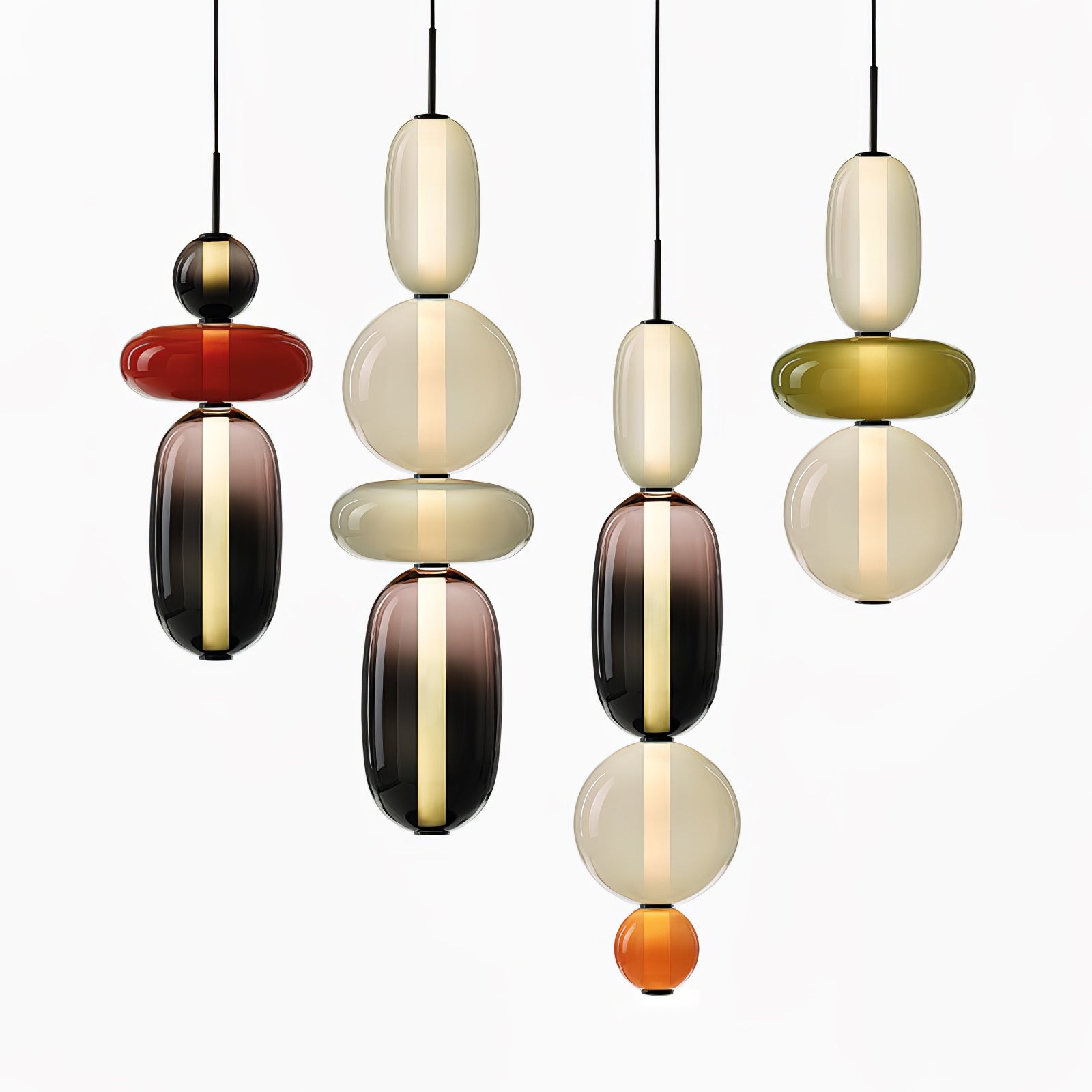 Modern Glass Pendant Lamp for Elegant Glow - GlassDrop