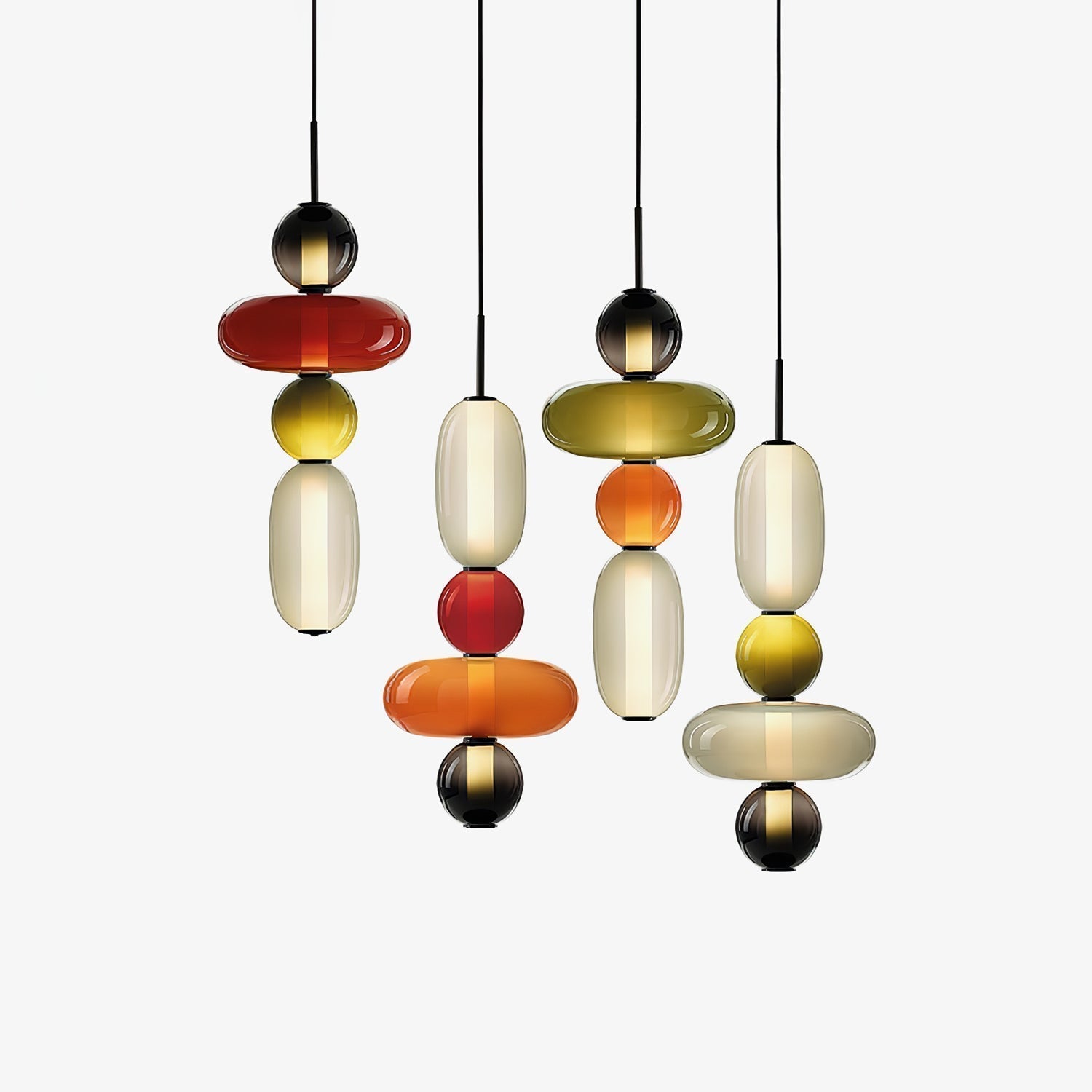 Modern Glass Pendant Lamp for Elegant Glow - GlassDrop